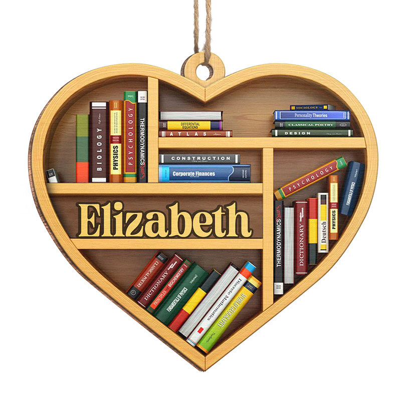 It's A Good Day To Read - Personalized Wood Ornament - Christmas Gift For Book Lovers, Librarian