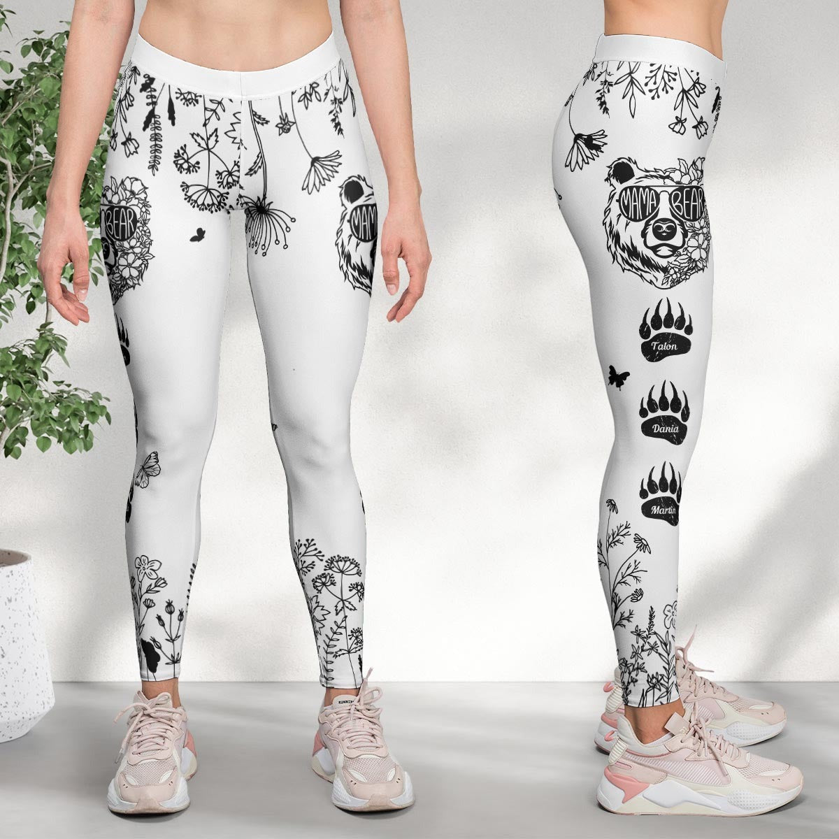 Mama Bear - Personalized Leggings