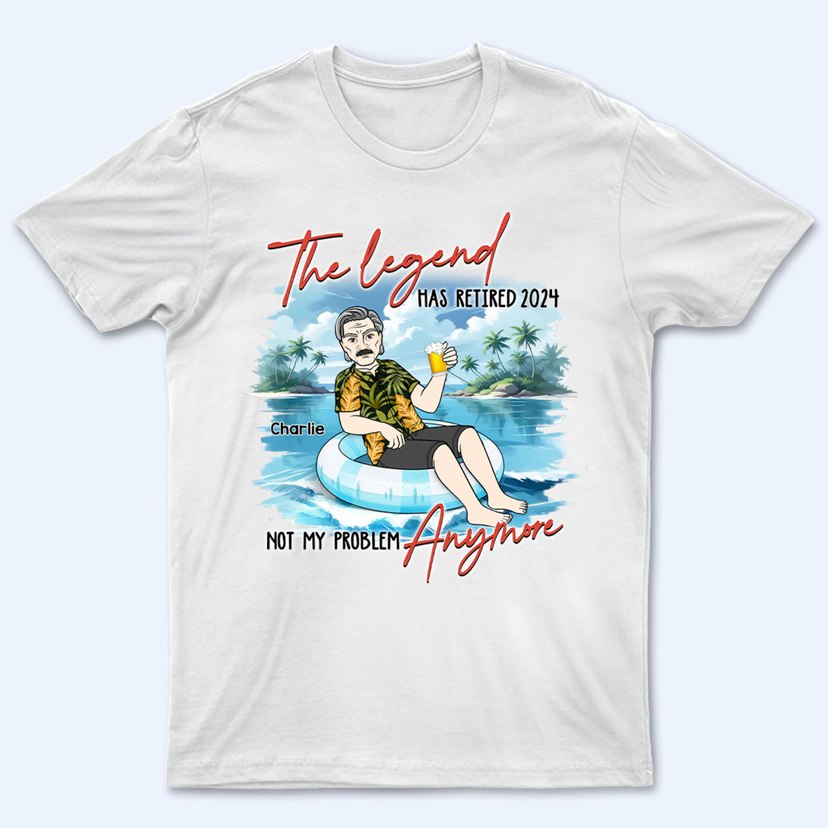 Retirement Gift Summer - Personalized Custom T Shirt - Retirement Gift For Colleagues, Mom, Dad, Grandparent