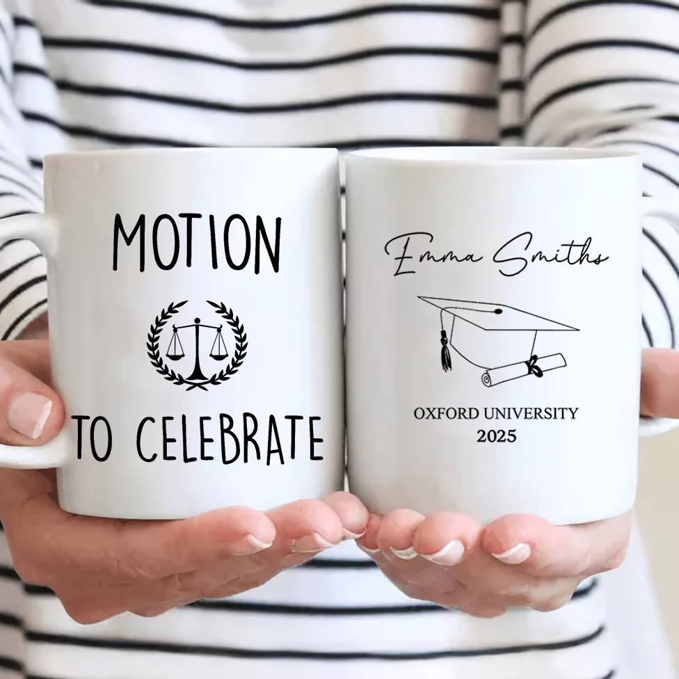 Law School Survivor - Personalized Custom Mug - New Grad Lawyer, Attorney Gifts, Law School Graduation Gift, New Lawyer Gift, Law Student