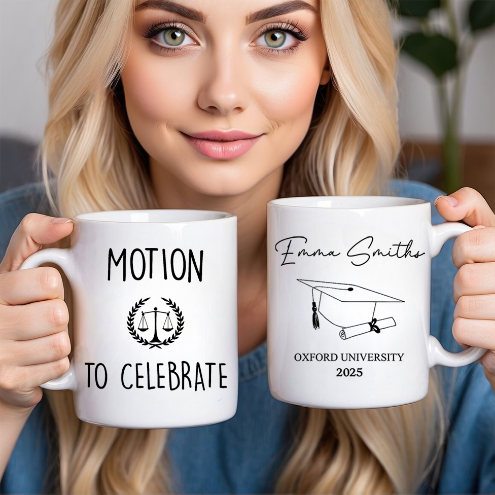 Law School Survivor - Personalized Custom Mug - New Grad Lawyer, Attorney Gifts, Law School Graduation Gift, New Lawyer Gift, Law Student