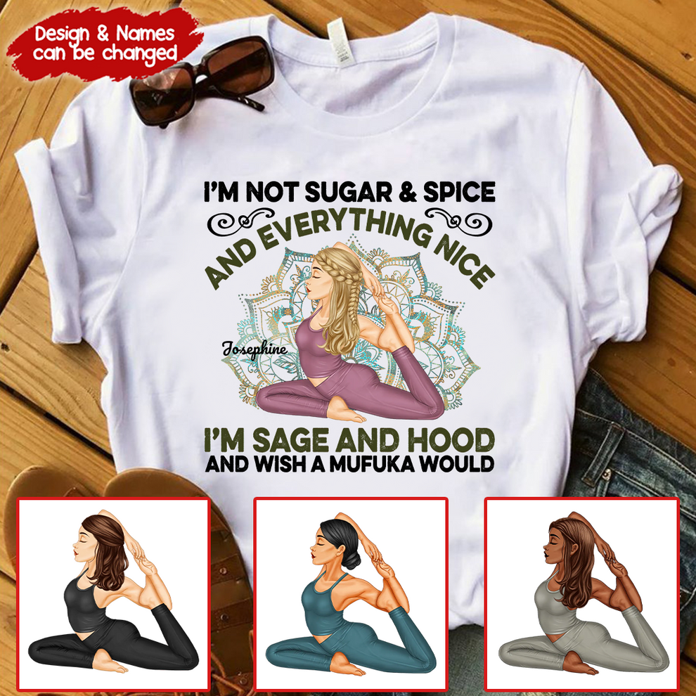 Personalized I'm Not Sugar Spice And Everything Nice t-shirt, main view