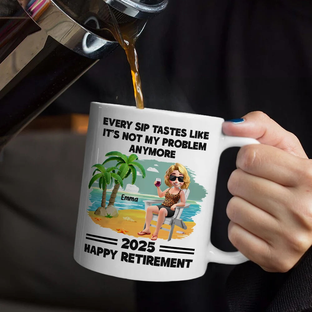 Funny Retirement Mug personalized mug, alternate view 4