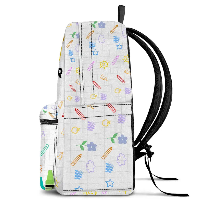 Personalized School Kid's Name backpack, alternate view 4