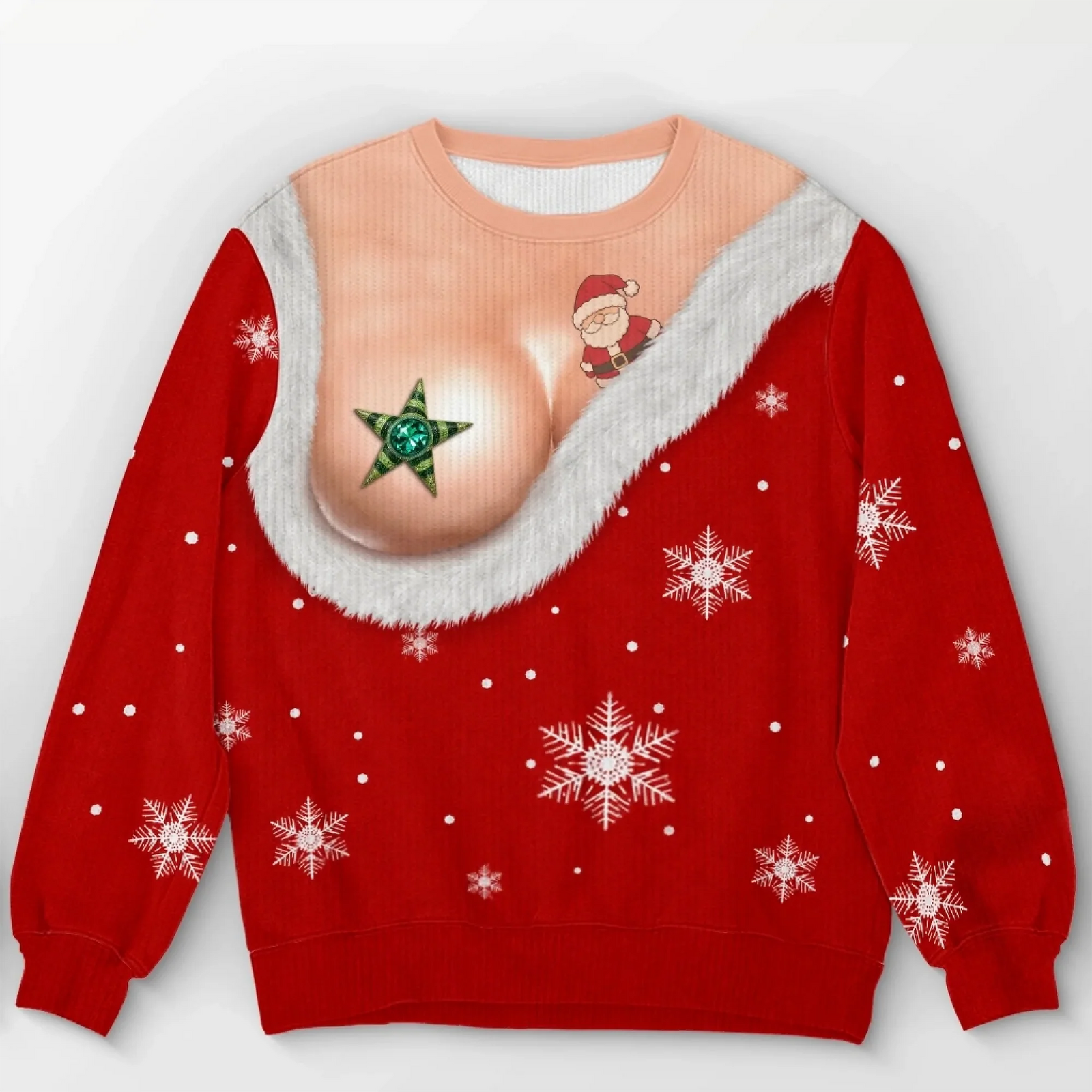 Tis The Season To Misbehave - Personalized Custom Ugly Sweater - Christmas Gift For Wife, Daughter, Besties, Sisters, Grandma, Mom, Yourself