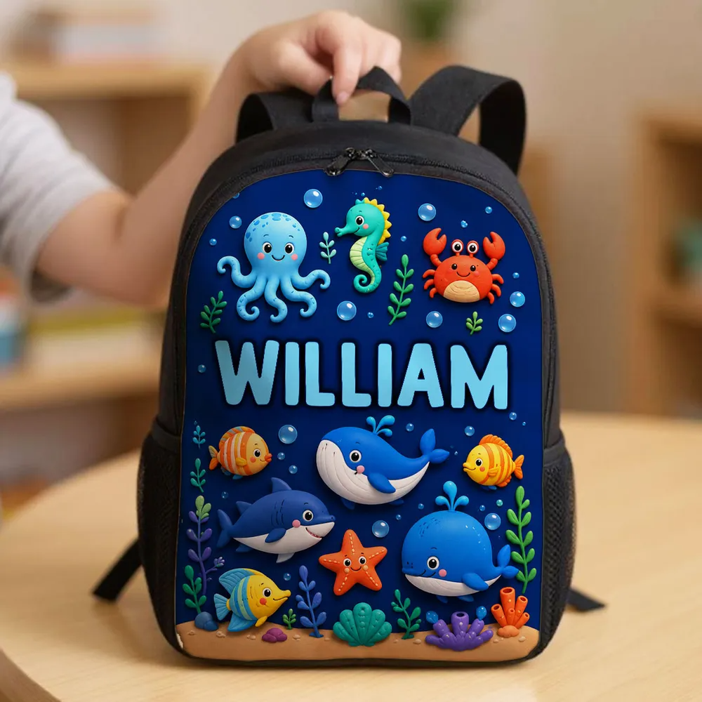 Trending Animal for Boys Girls - Personalized Kid Backpack - Gift For Back To School, First Day of School - Student, Son, Daughter | Kindergarten, Pre-K, Preschool
