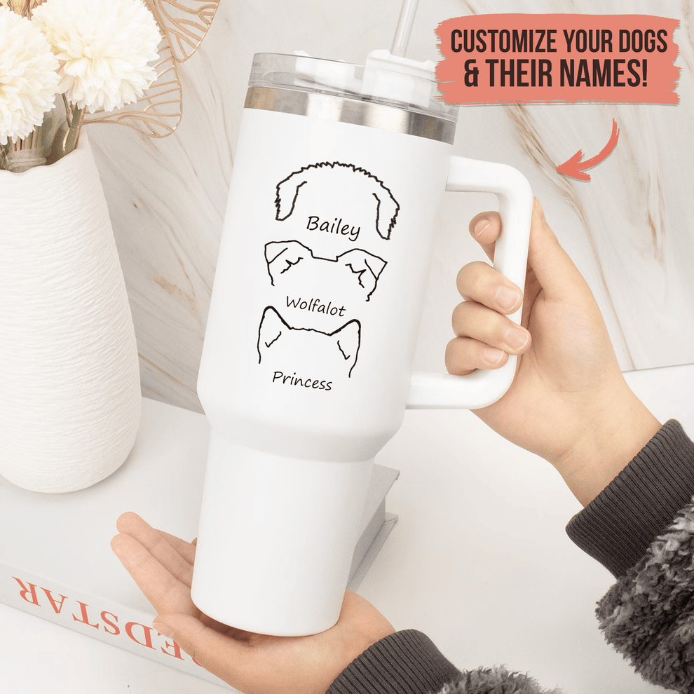 Personalized 40oz Tumbler With Handle, main view