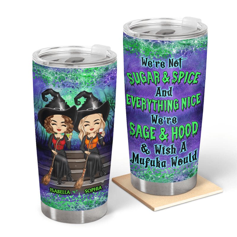 Personalized We're Not Sugar And Spice And Everything Nice 20oz tumbler, main view