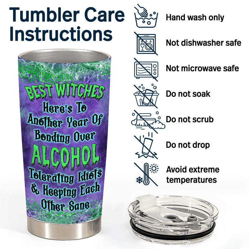 We're Not Sugar And Spice And Everything Nice - Personalized Custom 20oz Fat Tumbler Cup - Halloween Gift For Her, Besties, Friends, Sister, Soul Sisters