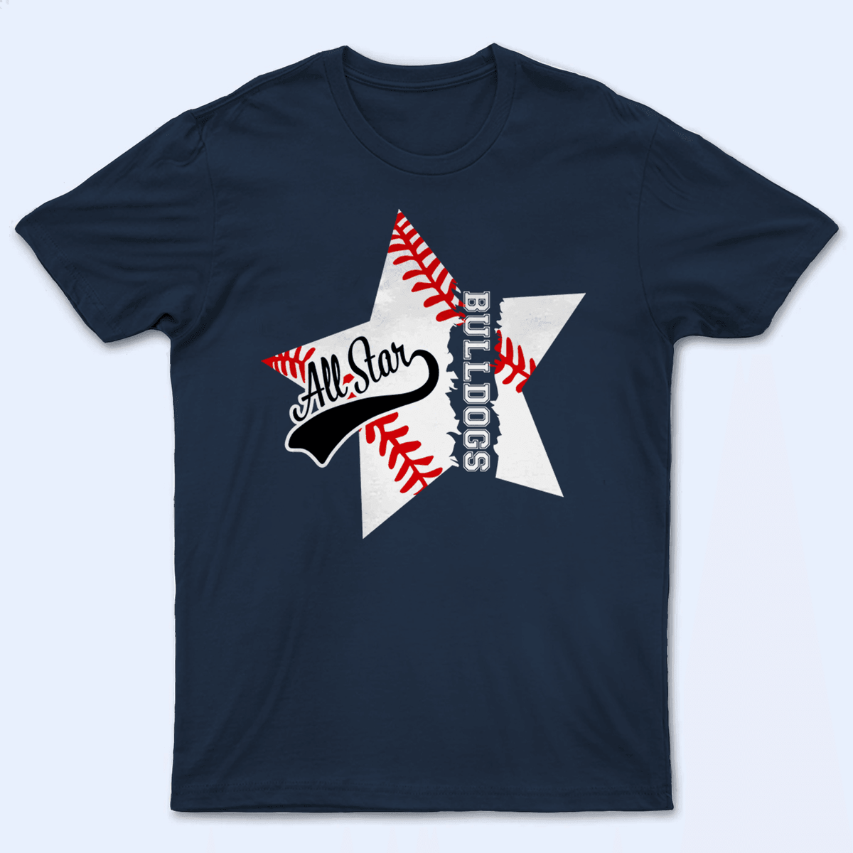 All Stars Sports Retro Distressed Design - Personalized Custom T Shirt - Birthday, Loving, Funny Gift for Grandfather/Dad/Father, Husband, Grandparent - Suzitee Store