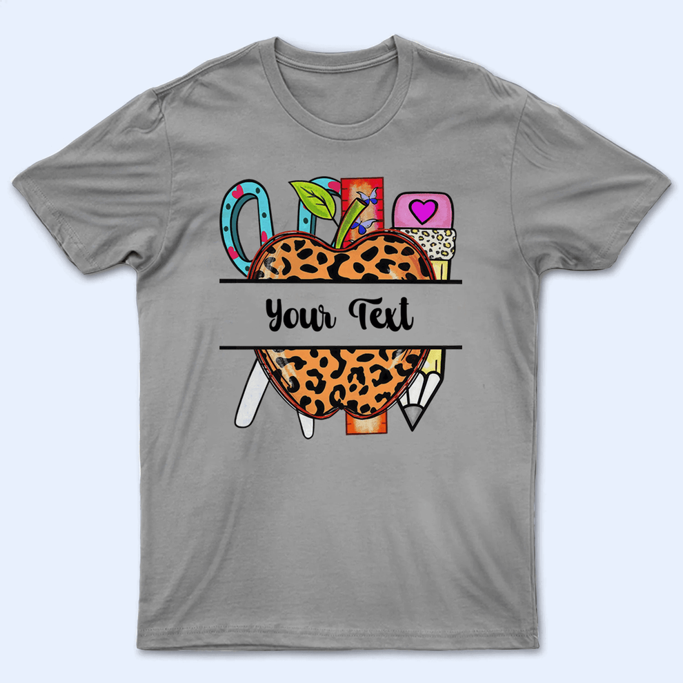 Personalized Apple Name Frame t-shirt, main view