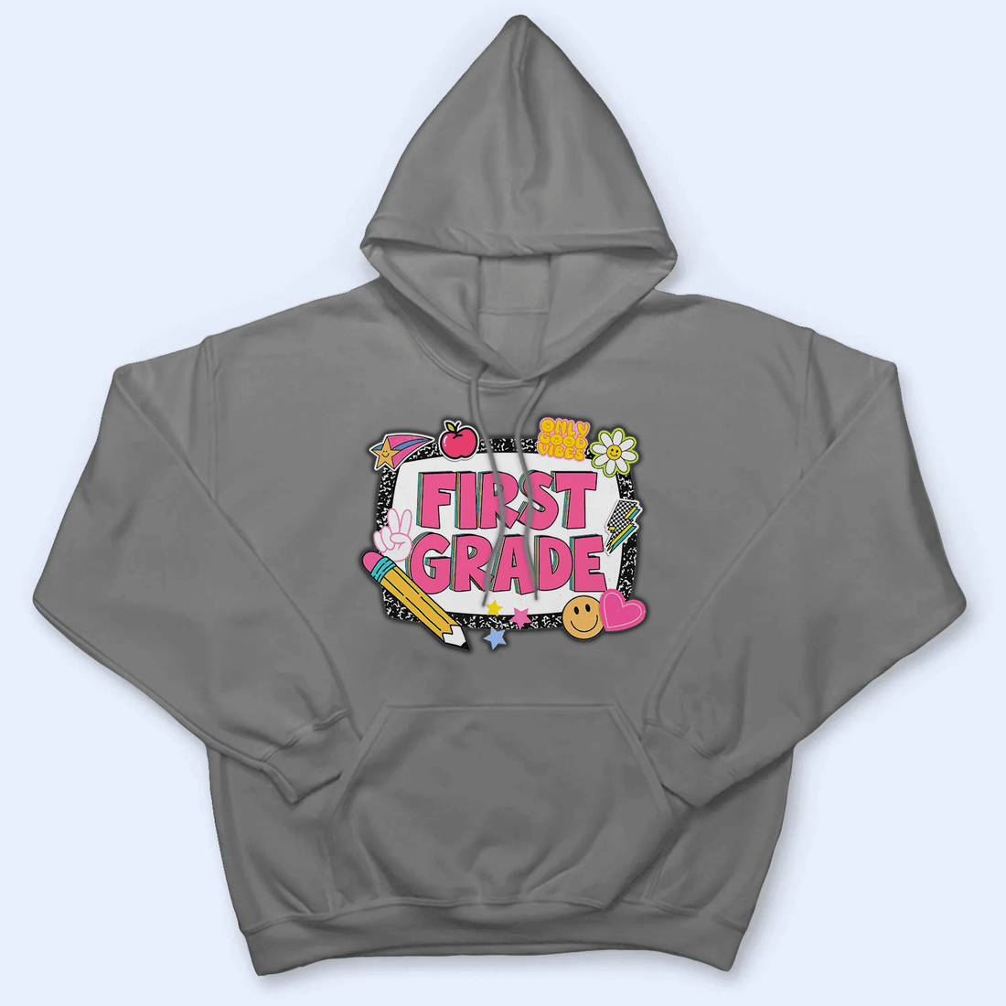 Personalized Back To School Sticker Shirt Design t-shirt, alternate view 5