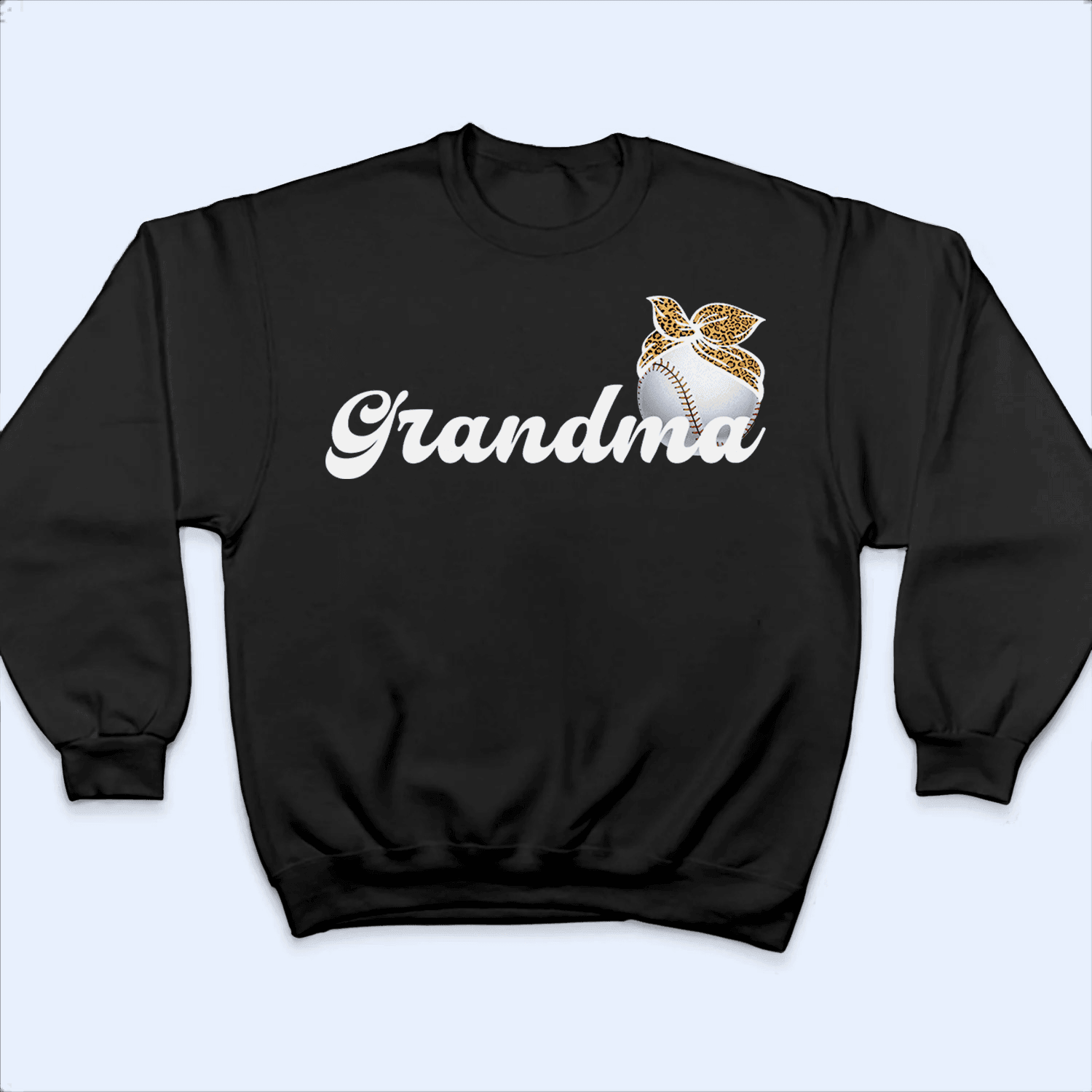 Baseball Grandma Headbow - Personalized Custom T Shirt - Birthday, Loving, Funny Gift for Grandma/Nana/Mimi, Mom, Wife, Grandparent - Suzitee Store