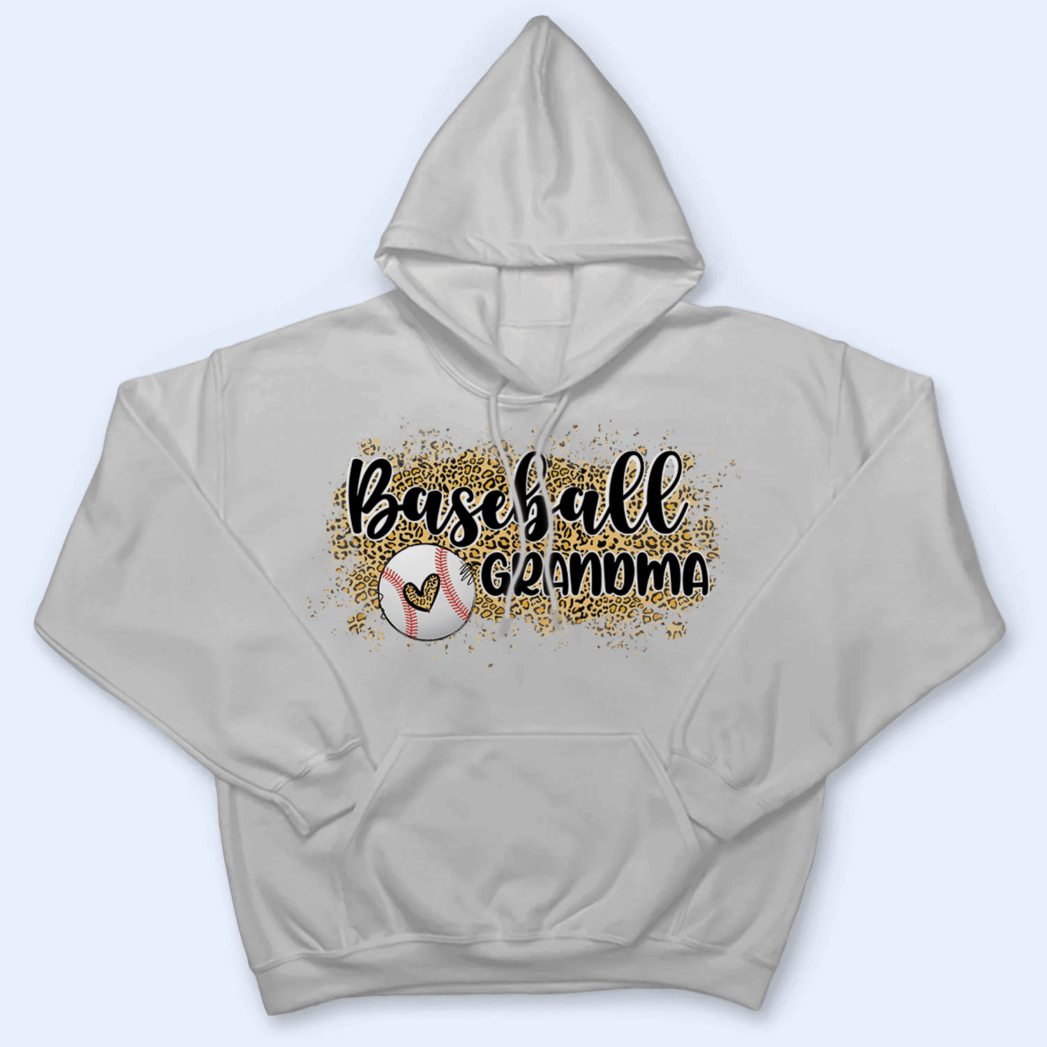 Baseball Grandma Leopard - Personalized Custom T Shirt - Gift for Grandma/Nana/Mimi, Mom, Wife, Grandparent - Suzitee Store