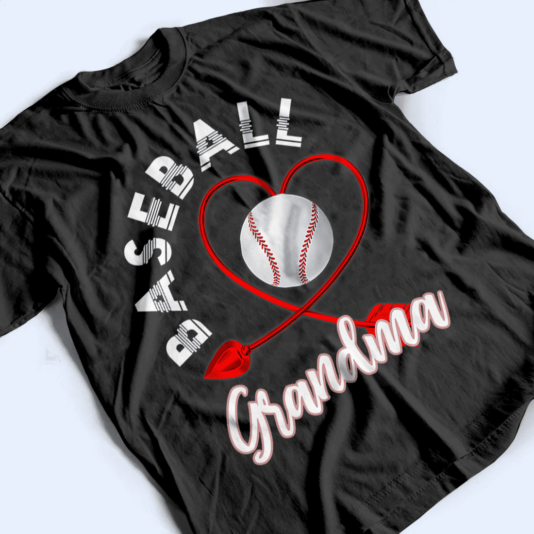 Baseball/Softball Grandma - Personalized Custom T Shirt - Birthday, Loving, Funny Gift for Grandma/Nana/Mimi, Mom, Wife, Grandparent - Suzitee Store