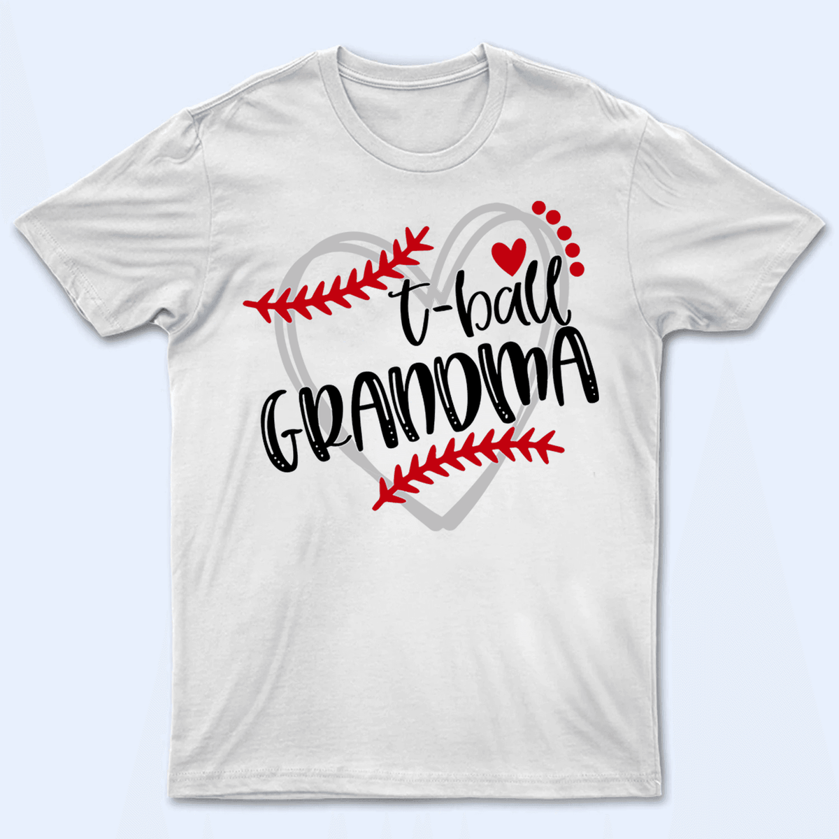 Baseball/Softball/TBall Grandma - Personalized Custom T Shirt - Gift for Grandma/Nana/Mimi, Mom, Wife, Grandparent - Suzitee Store