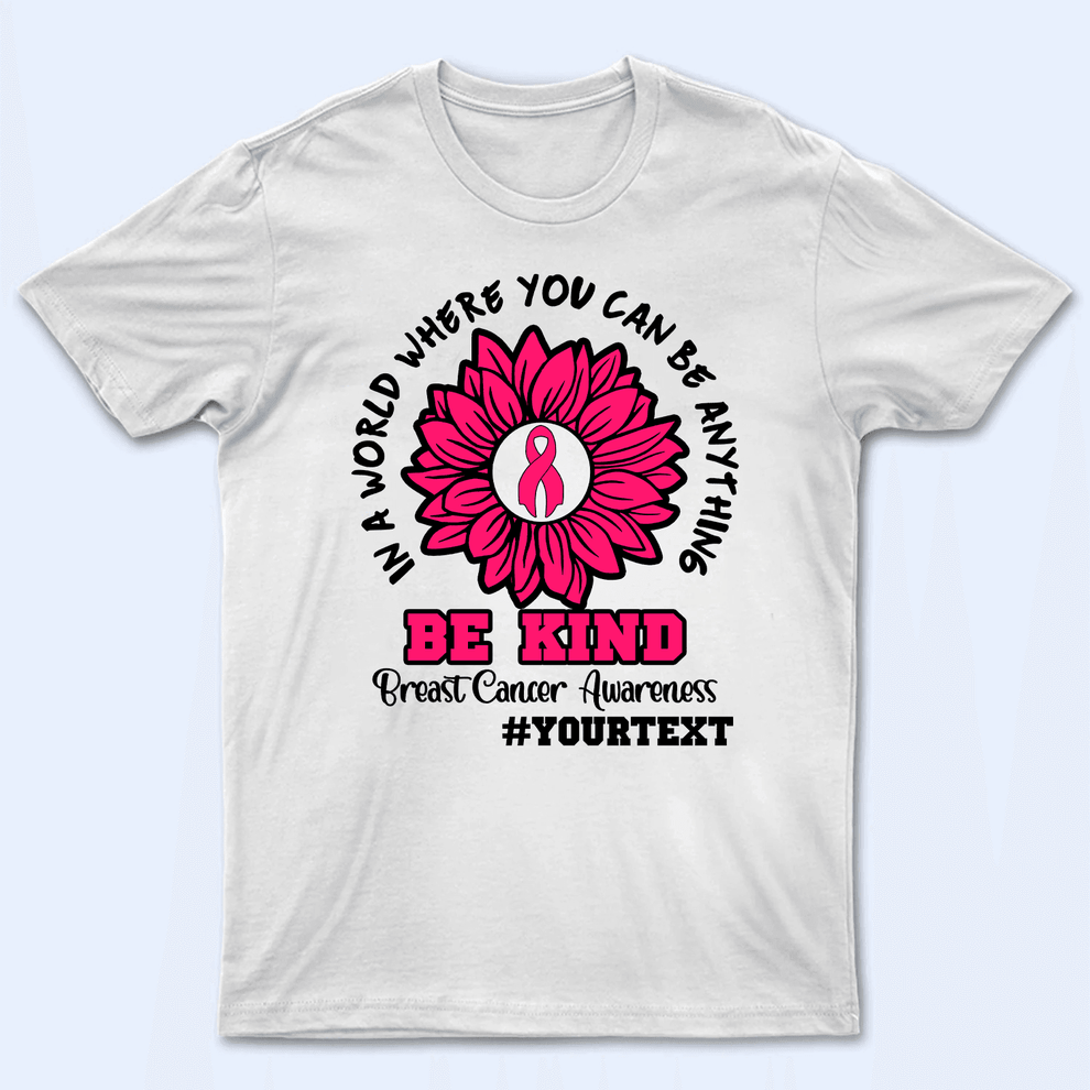 Personalized Be Kind Multiple Cancer Awareness t-shirt, main view