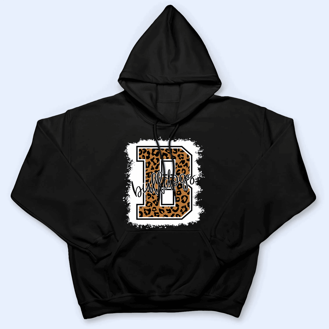 Personalized Bleached Leopard School Mascot t-shirt, alternate view 3