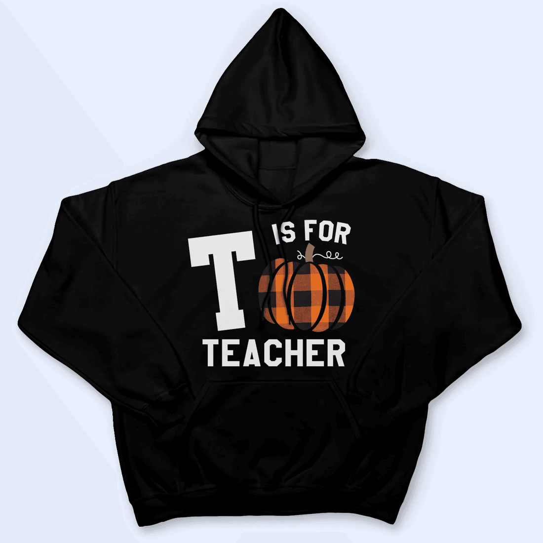 Personalized Capital Letter For Teacher Pumpkin t-shirt, alternate view 5
