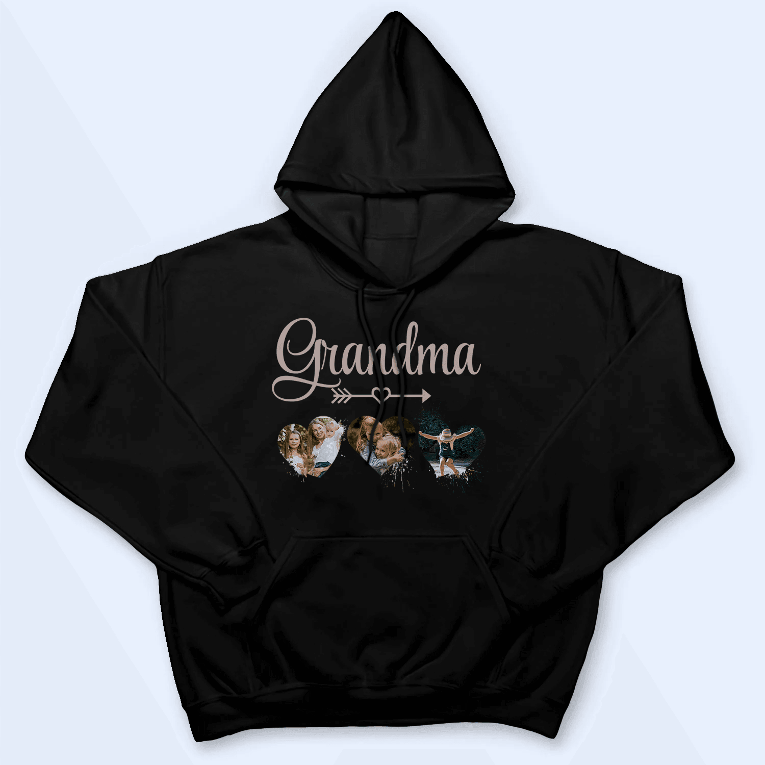 Custom Photograph Grandma and Grandchildren - Personalized Custom T Shirt - Birthday, Loving, Funny Gift for Grandma/Nana/Mimi, Mom, Wife, Grandparent - Suzitee Store