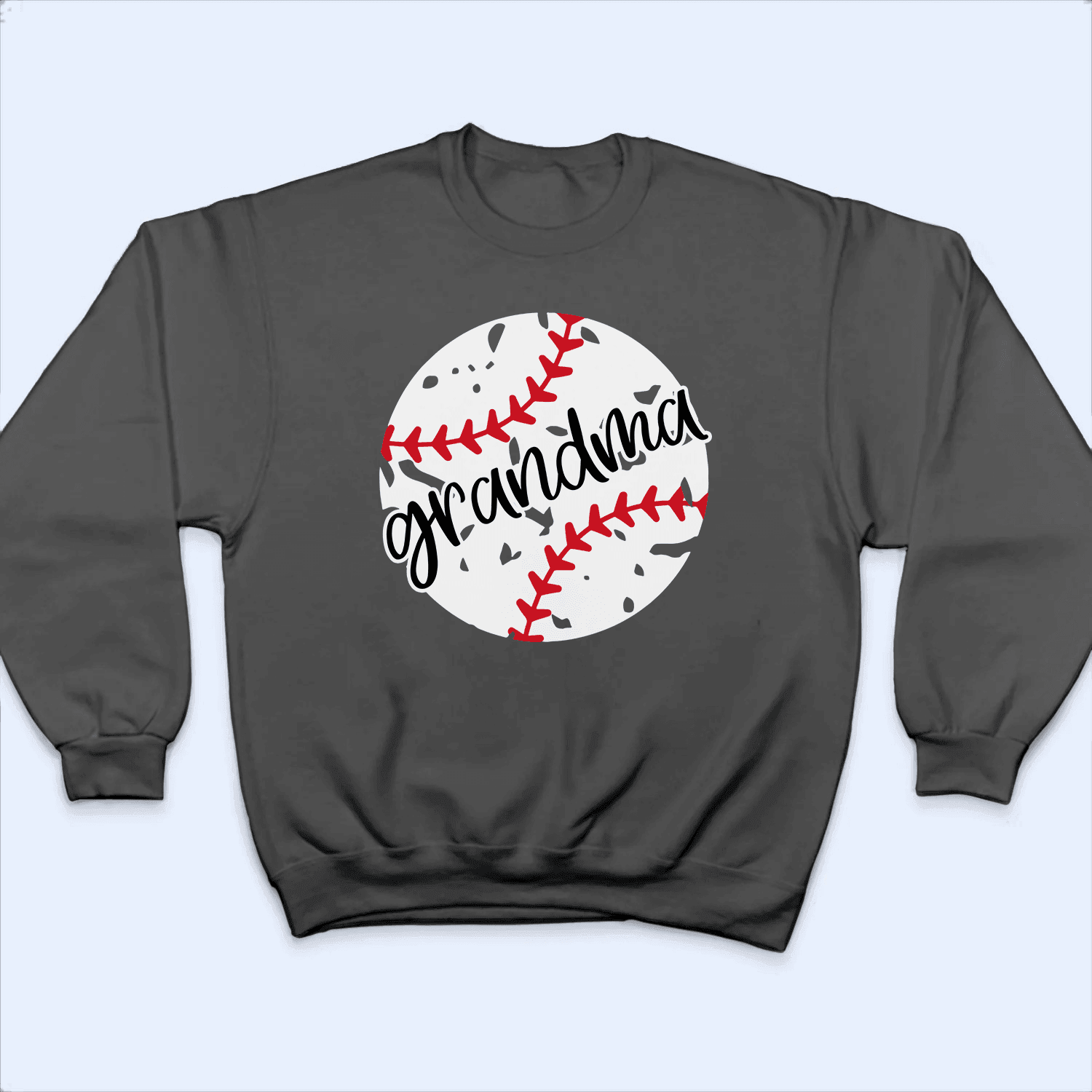 Distressed Baseball Grandma - Personalized Custom T Shirt - Birthday, Loving, Funny Gift for Grandma/Nana/Mimi, Mom, Wife, Grandparent - Suzitee Store