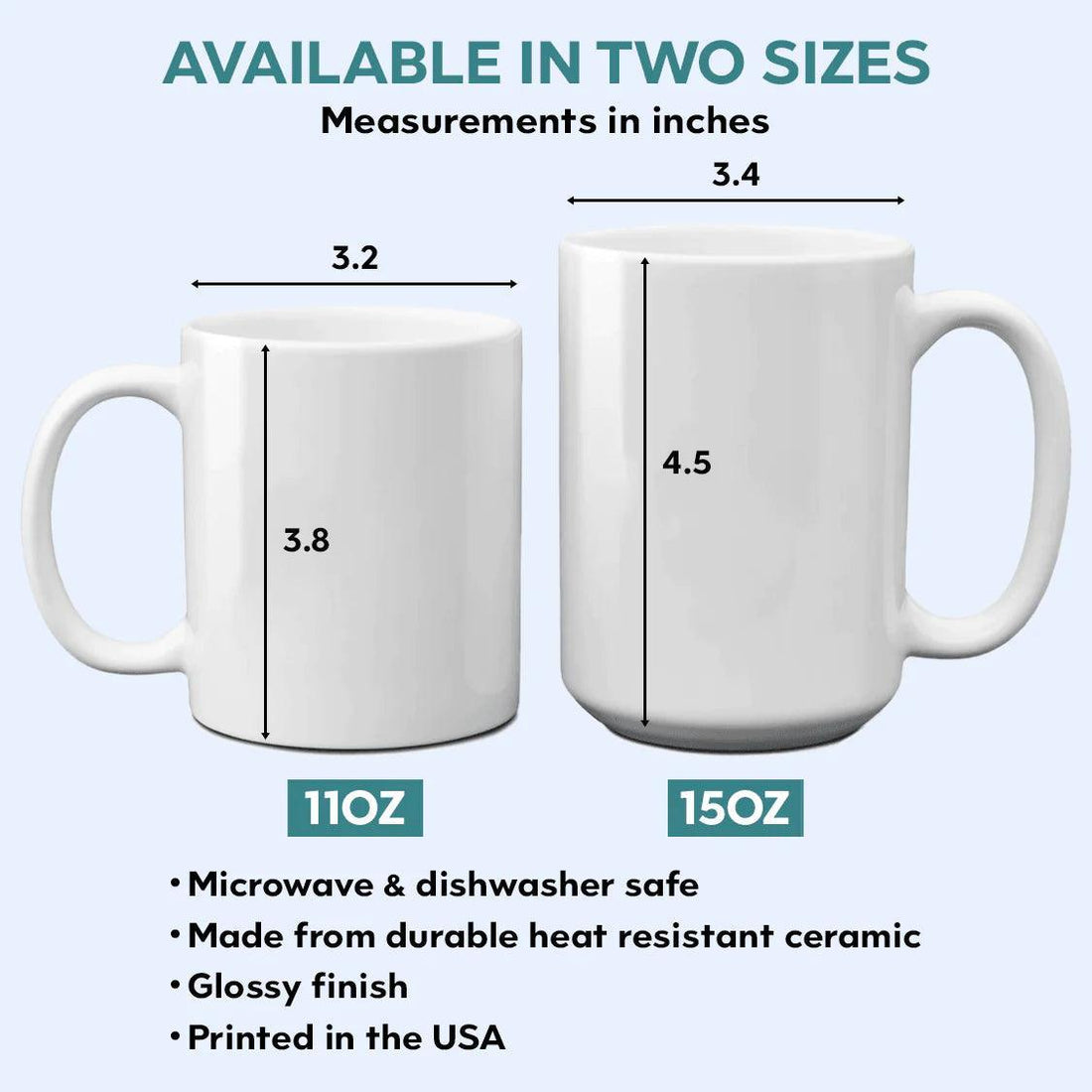 Dog & Couple Mug - Personalized Custom 11oz Mug - Birthday, Loving, Funny Gift for Grandma/Nana/Mimi, Mom/Dad, Aunt, Wife/Husband, Grandparent - Suzitee Store