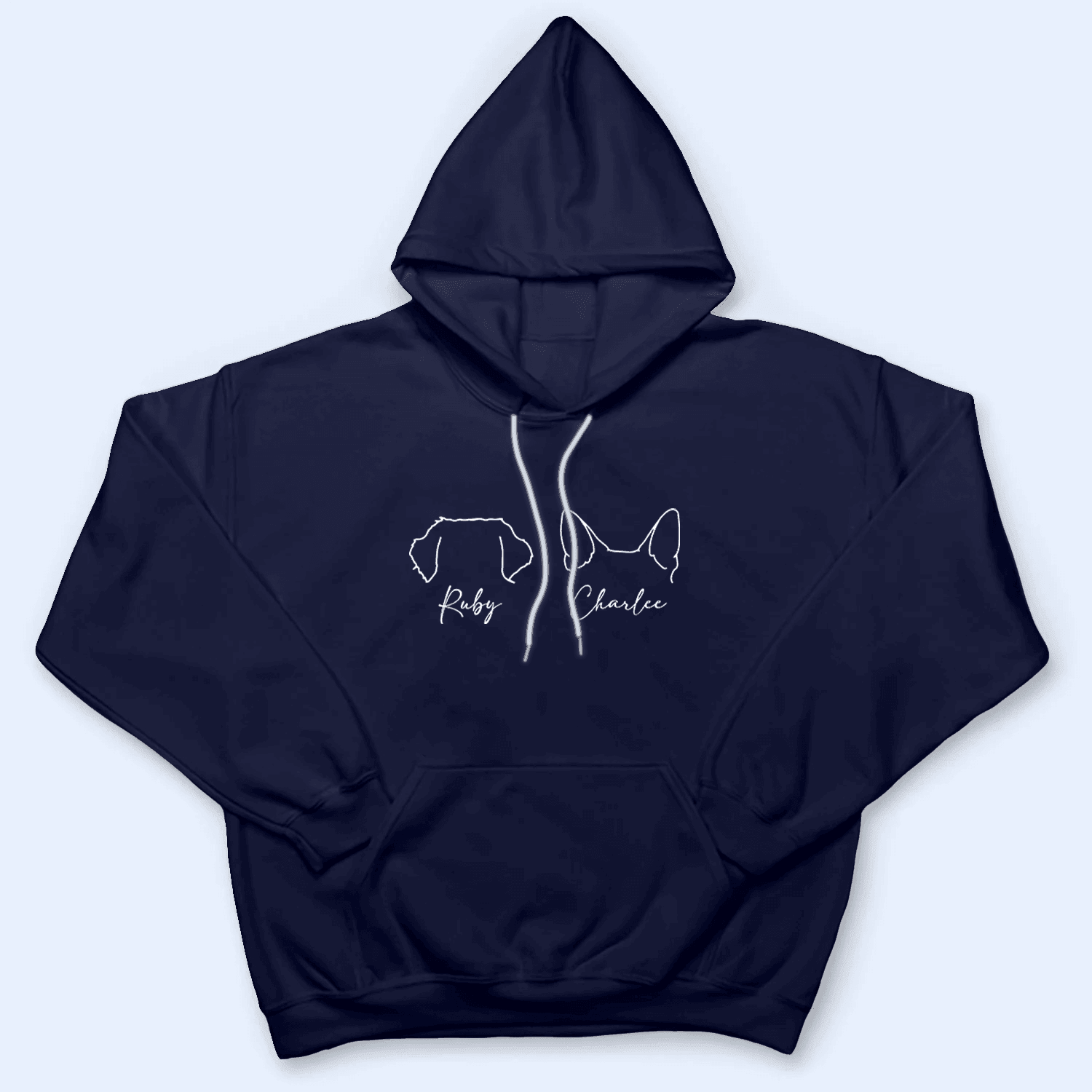 Dog Ears with Name - Personalized Custom T Shirt - Birthday, Loving, Funny Gift for Dog Mom, Dog Dad, Dog Lovers, Pet Gifts for Him, Her - Suzitee Store