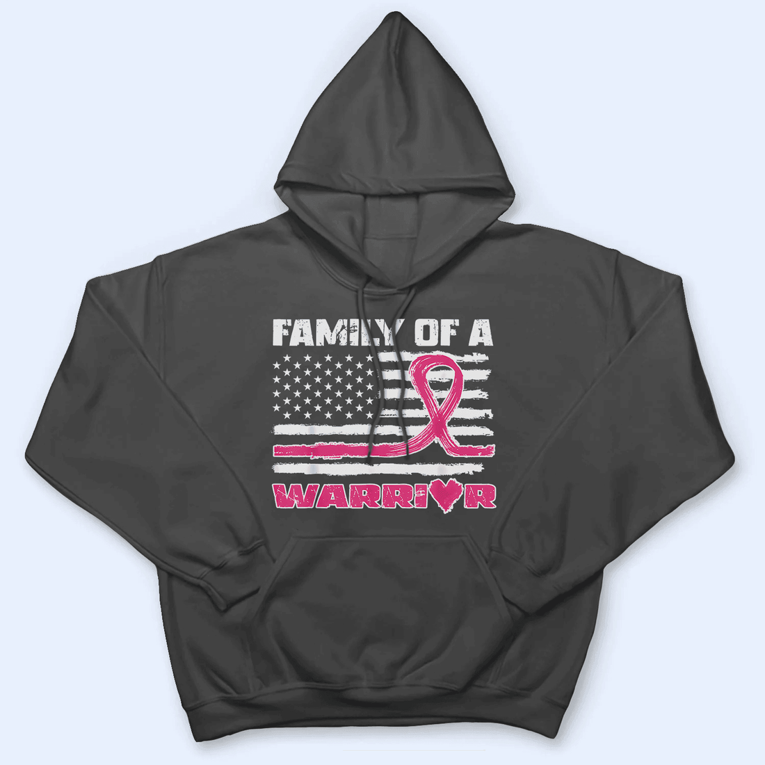 Personalized Family Of A Warrior t-shirt, alternate view 6