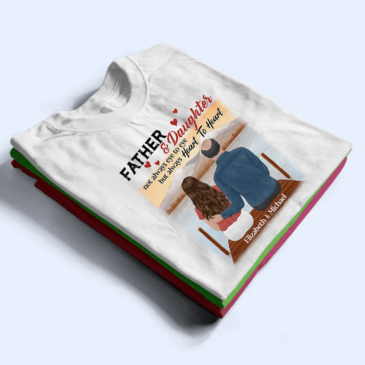 Father & Daughter/Son - Personalized Custom T Shirt - Father's Day Gift for Dad, Father, Daddy, Dada, Dad Jokes - Suzitee Store