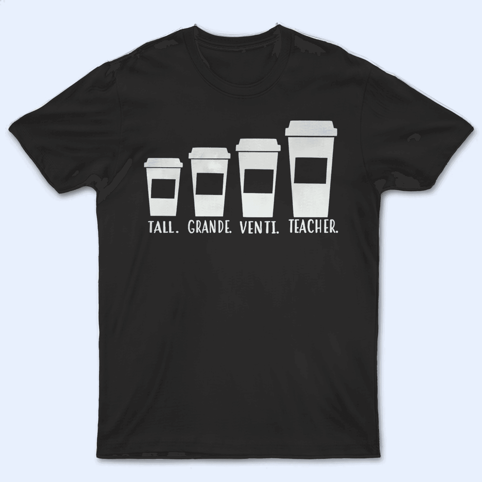 Funny Teacher personalized t-shirt, main view
