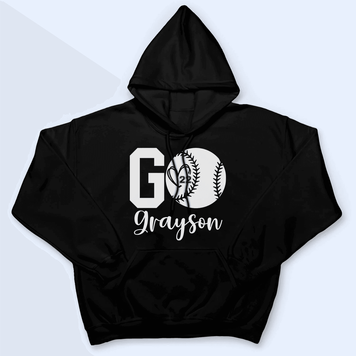 GO Baseball Cheer Mom - Baseball/ Softball Cheers Personalized Custom T Shirt - Birthday, Loving, Funny Gift for Grandma/Nana/Mimi, Mom, Wife, Grandparent - Suzitee Store