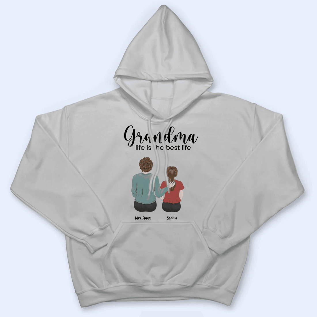 Grandma Life is the best Life - Personalized Custom T Shirt - Birthday, Loving, Funny Gift for Grandma/Nana/Mimi, Mom, Wife, Grandparent - Suzitee Store