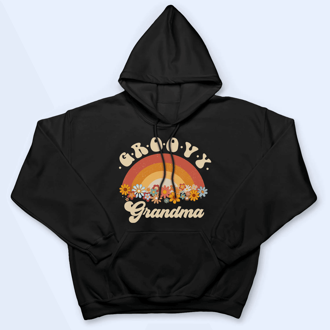Groovy Grandma - Personalized Custom T Shirt - Birthday, Loving, Funny Gift for Grandma/Nana/Mimi, Mom, Wife, Grandparent - Suzitee Store
