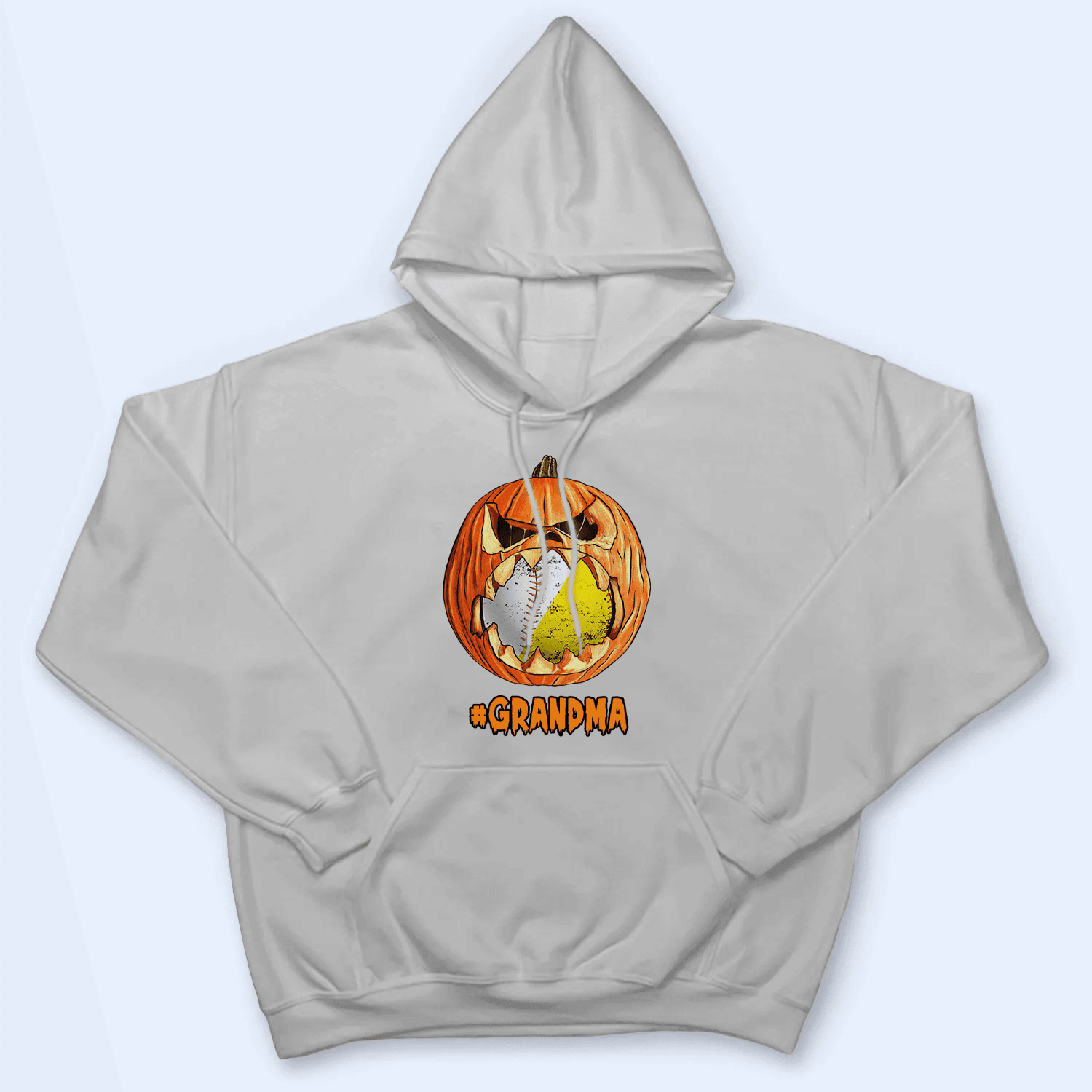 Halloween Pumpkin Sport - Personalized Custom T Shirt - Gift for Sport Grandma/Nana/Mimi, Mom, Wife, Grandparent, Granddaughter - Suzitee Store