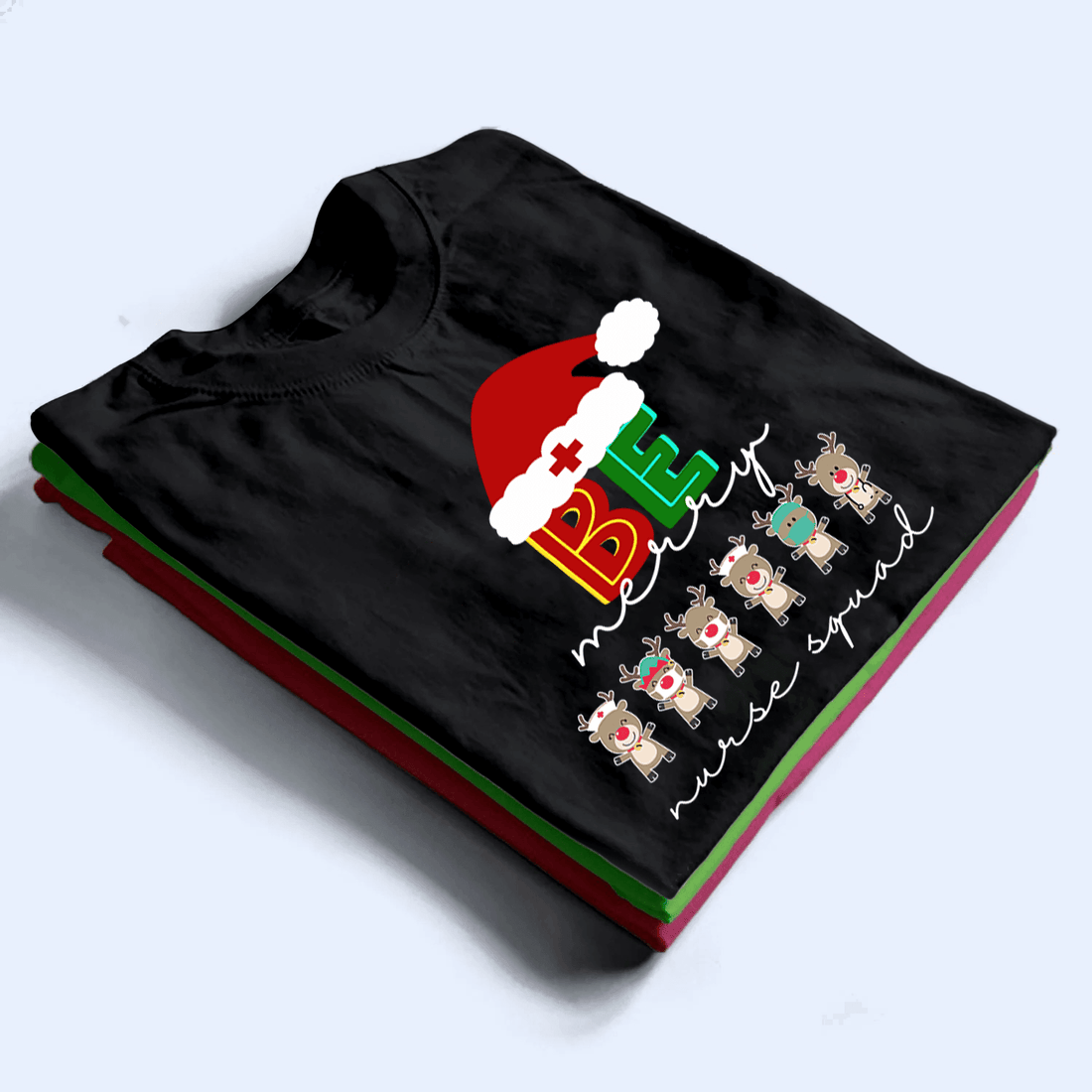 Personalized Health Reindeer Squad t-shirt, alternate view 2