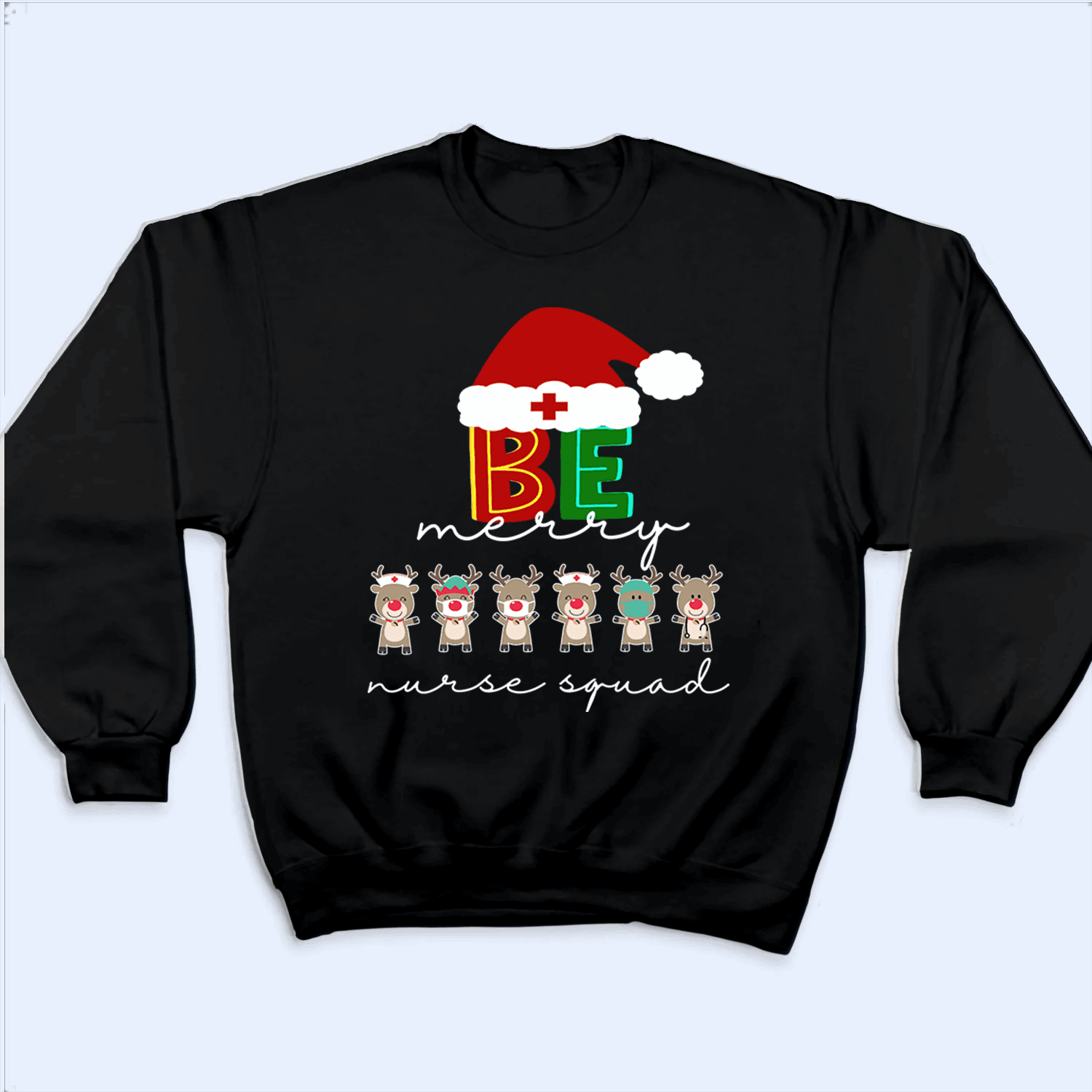 Health Reindeer Squad - Personalized Custom T Shirt - Birthday, Loving, Funny Gift for Nurse, CNA, Healthcare, Registered RN - Suzitee Store