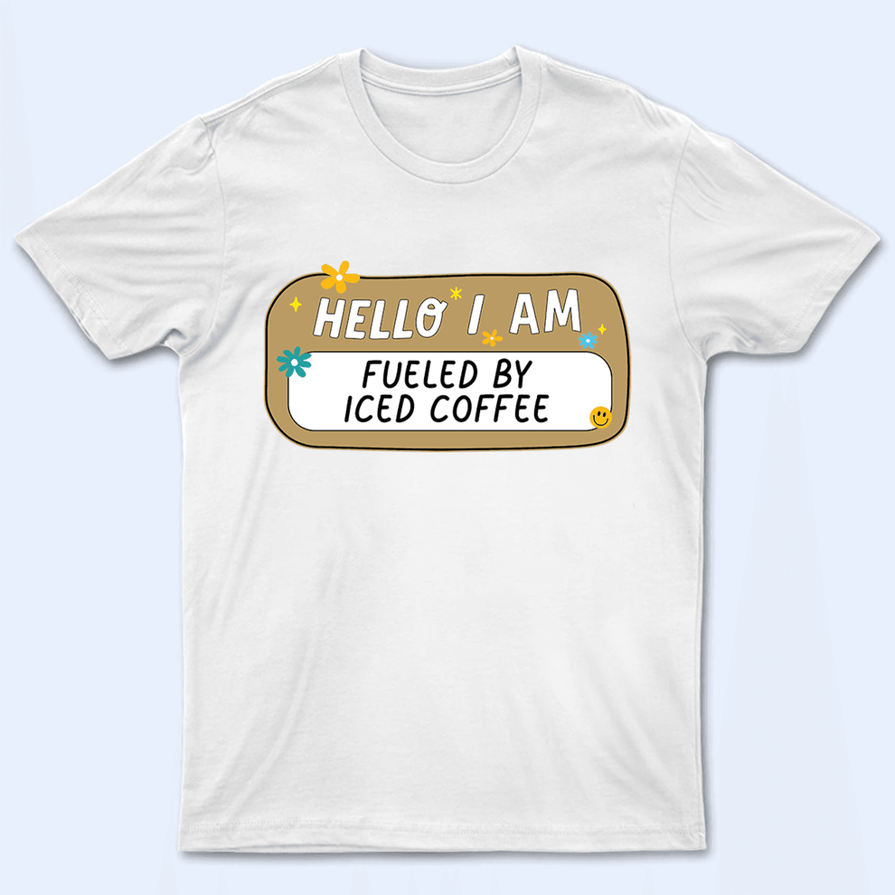 Personalized Hello I Am t-shirt, main view