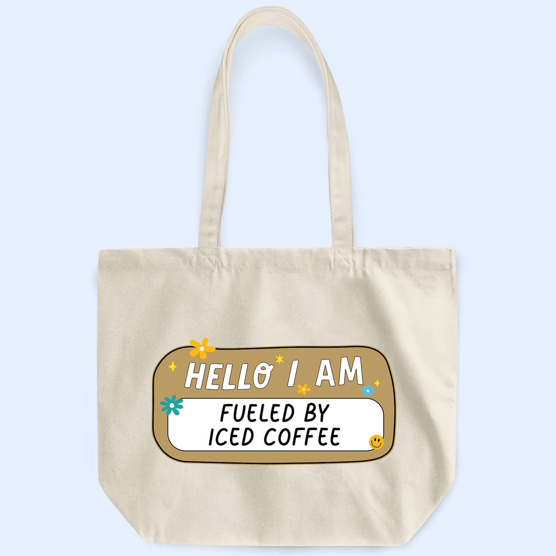 Personalized Hello I Am tote bag, alternate view 2