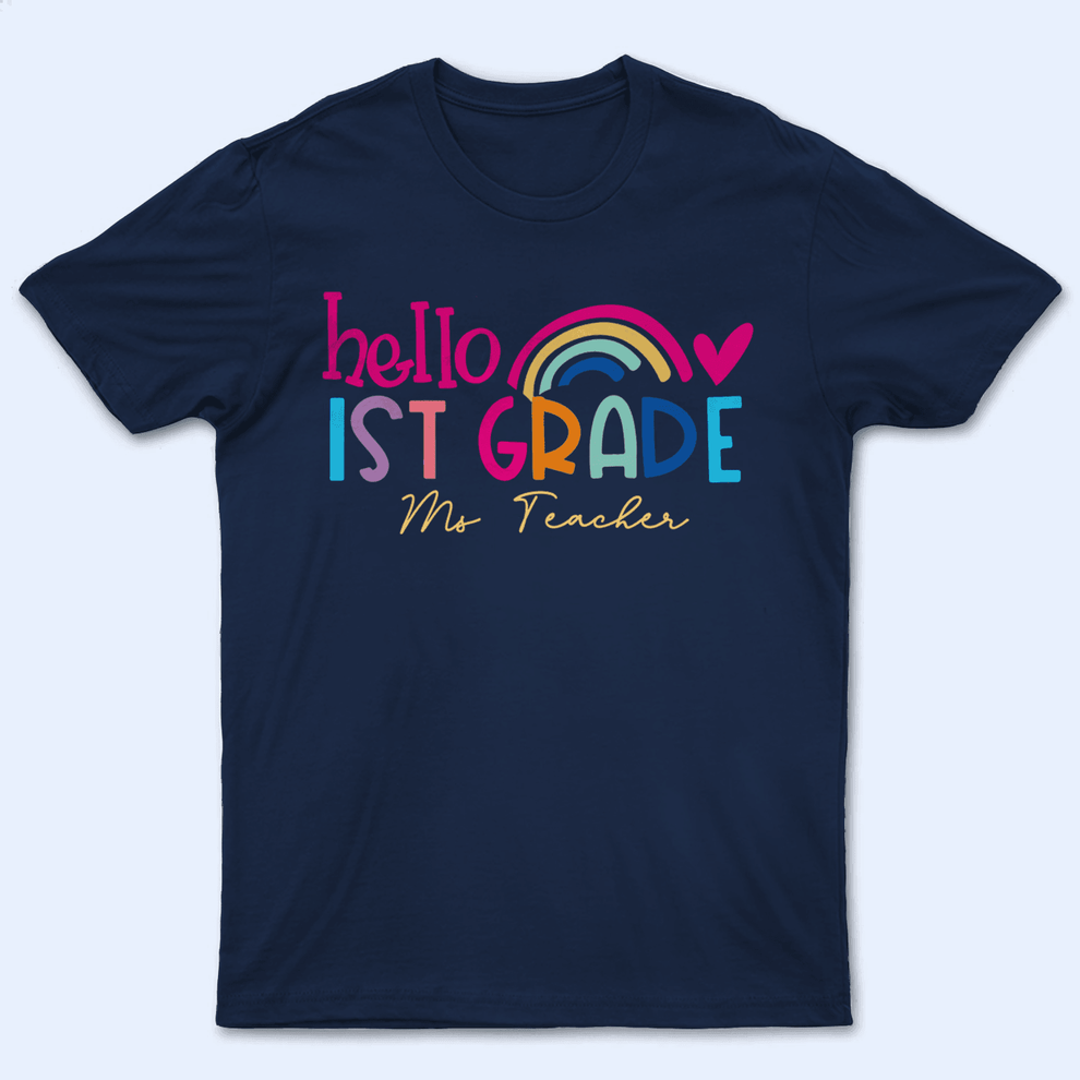 Personalized Hello School t-shirt, main view