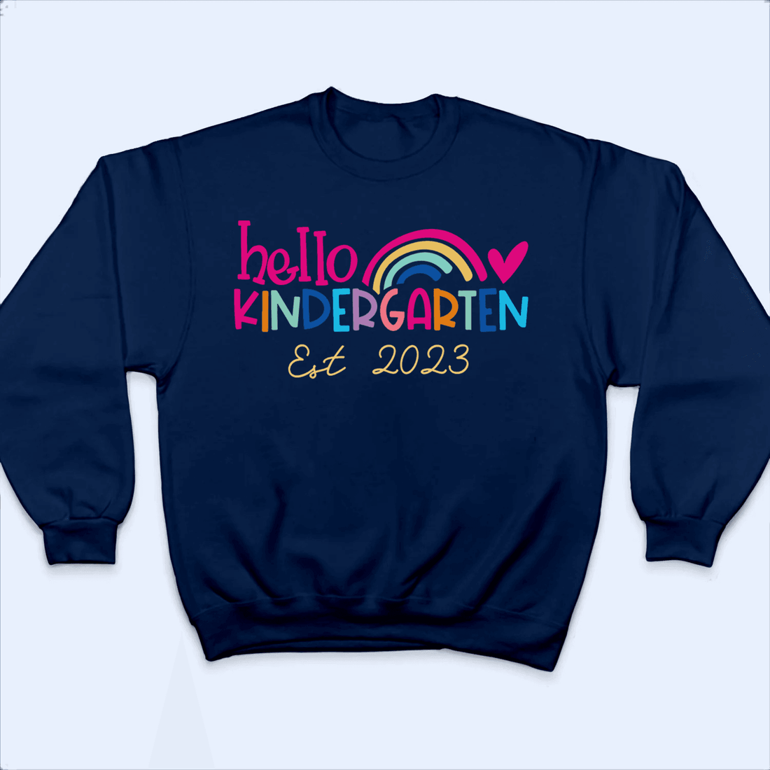 Personalized Hello School t-shirt, alternate view 2