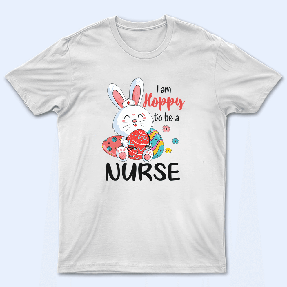 Personalized Hoppy Nurse t-shirt, main view