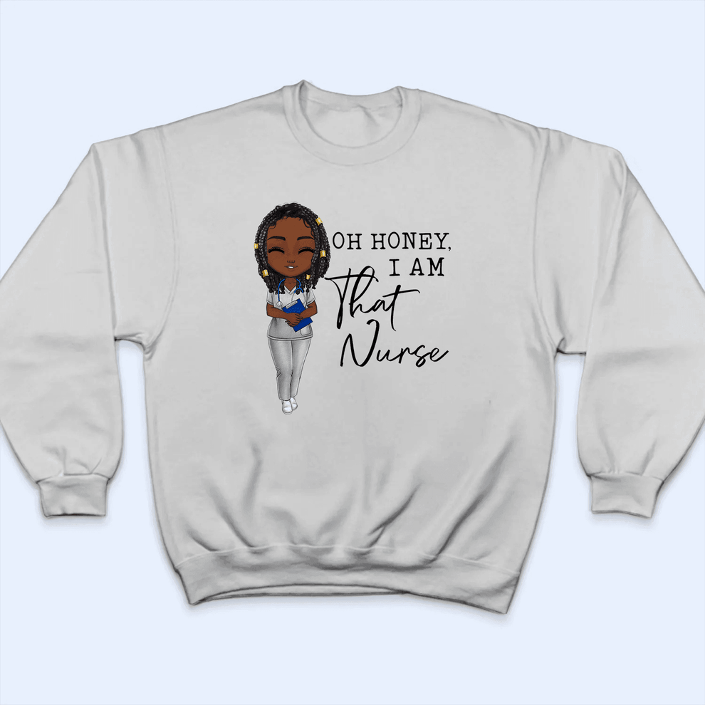Personalized I Am THAT Nurse t-shirt, main view