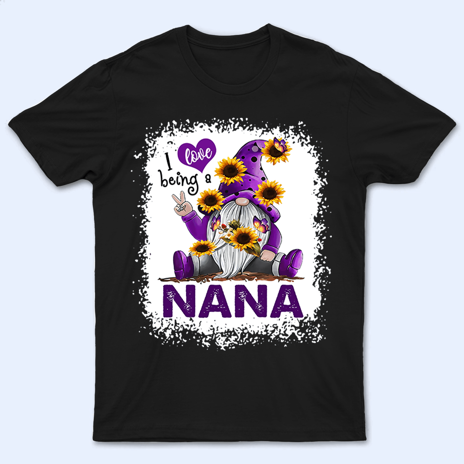 I Love Being A Grandma Gnome - Personalized Custom T Shirt - Birthday, Loving, Funny Gift for Grandma/Nana/Mimi, Mom, Wife, Grandparent - Suzitee Store