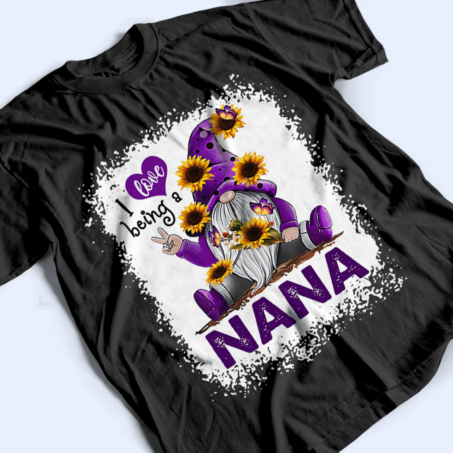 I Love Being A Grandma Gnome - Personalized Custom T Shirt - Birthday, Loving, Funny Gift for Grandma/Nana/Mimi, Mom, Wife, Grandparent - Suzitee Store