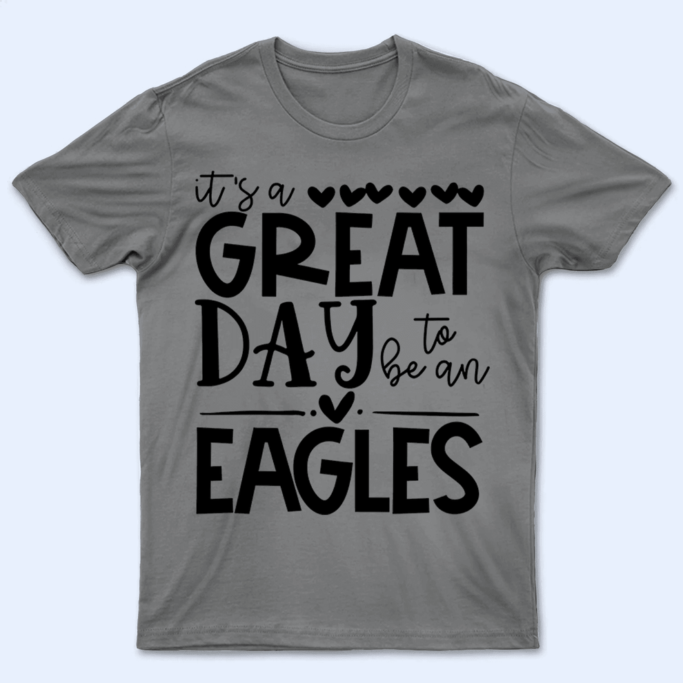 Personalized It's A Great Day Mascot t-shirt, main view
