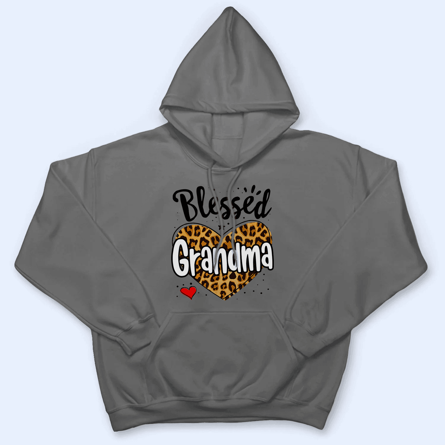 Leopard Blessed Grandma - Personalized Custom T Shirt - Birthday, Loving, Funny Gift for Grandma/Nana/Mimi, Mom, Wife, Grandparent - Suzitee Store