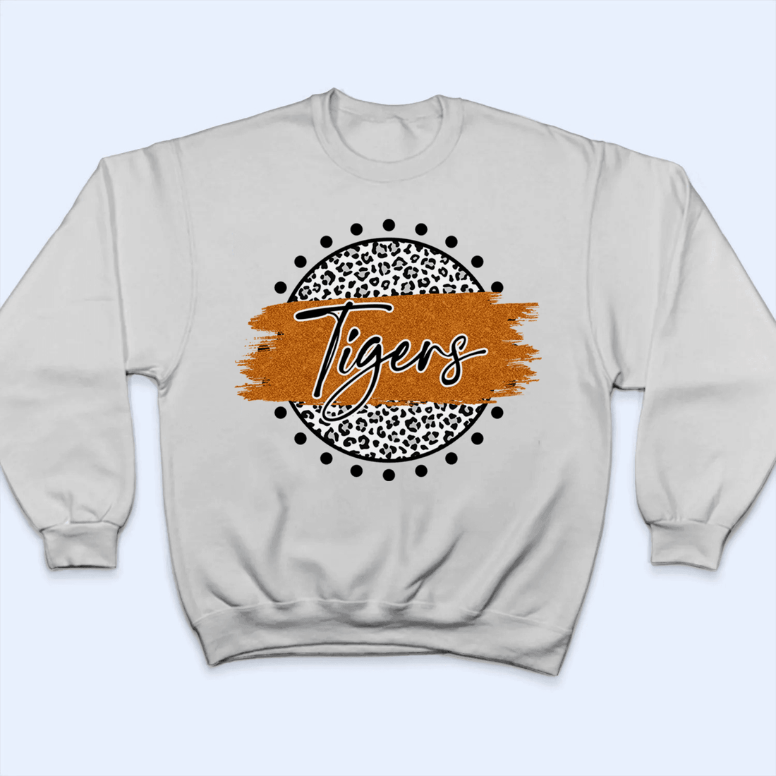 Personalized Leopard Brush Mascot t-shirt, alternate view 4