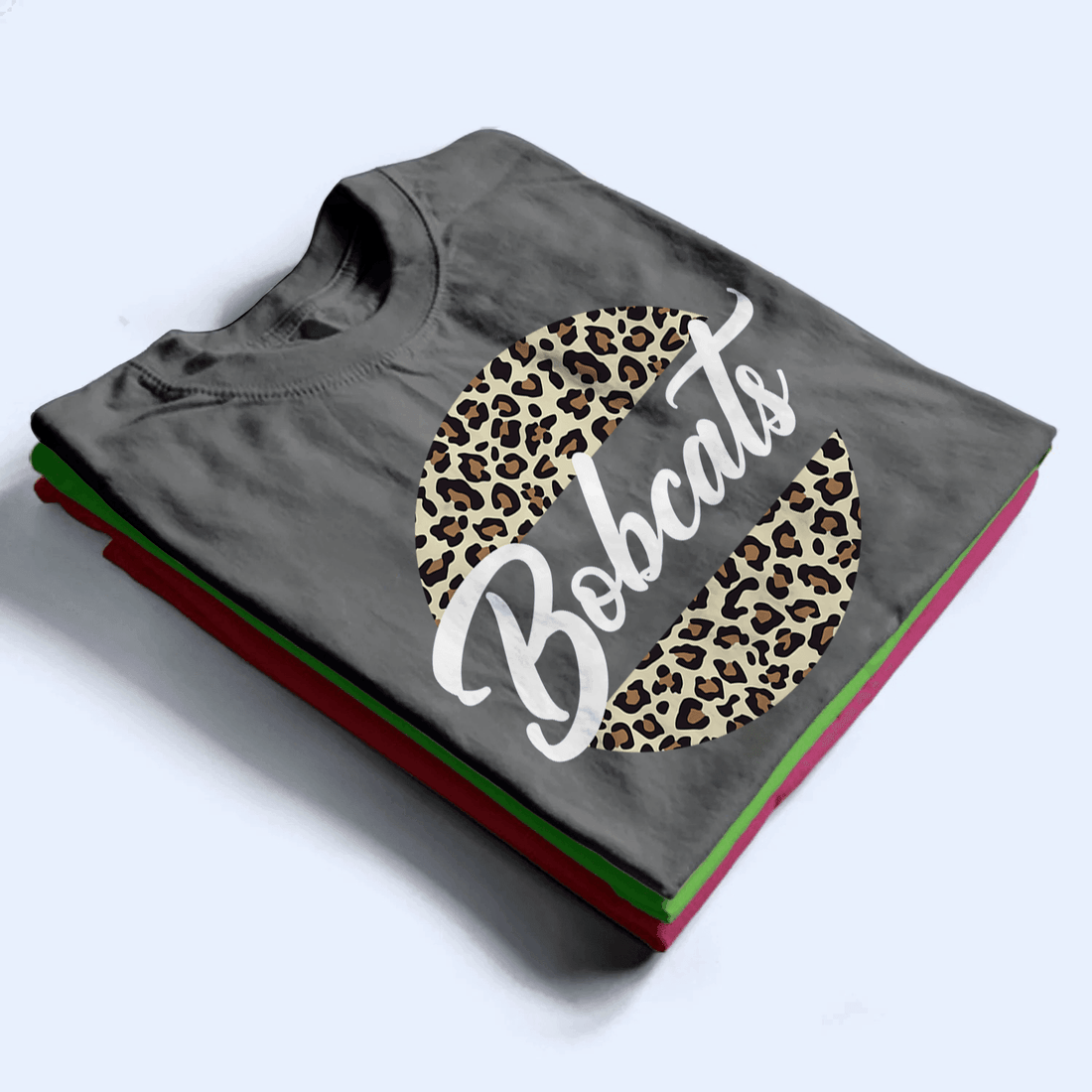 Personalized Leopard Circle Mascot t-shirt, alternate view 5