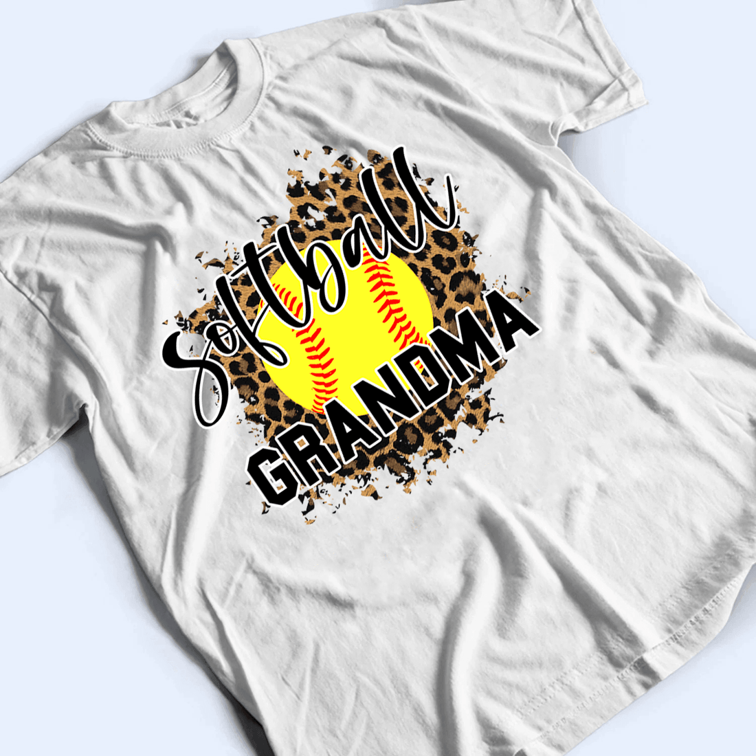 Leopard Sport Grandma - Personalized Custom T Shirt - Birthday, Loving, Funny Gift for Grandma/Nana/Mimi, Mom, Wife, Grandparent - Suzitee Store