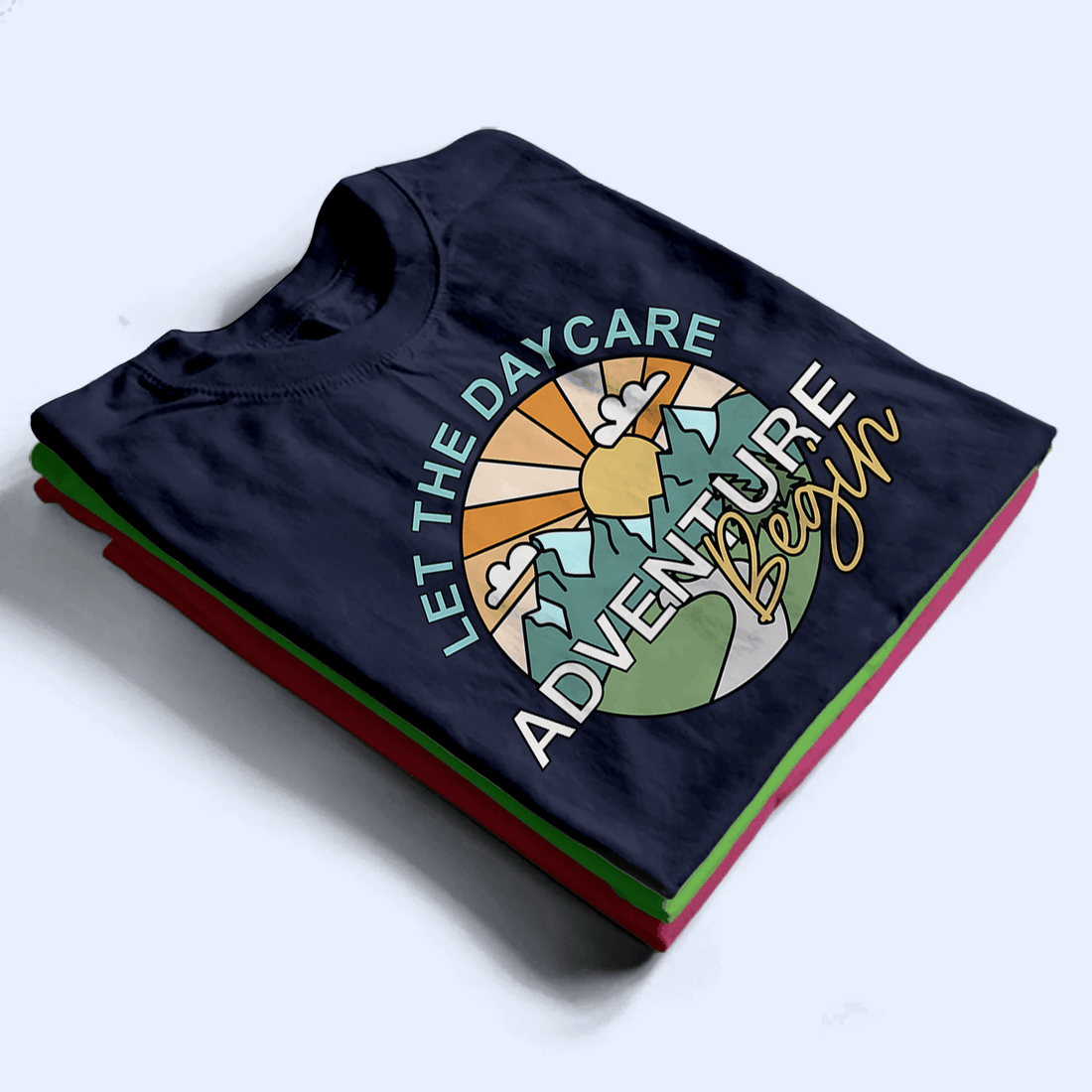 Custom Tshirt for Kids Back to School, Adventure Begin youth t-shirt, alternate view 2